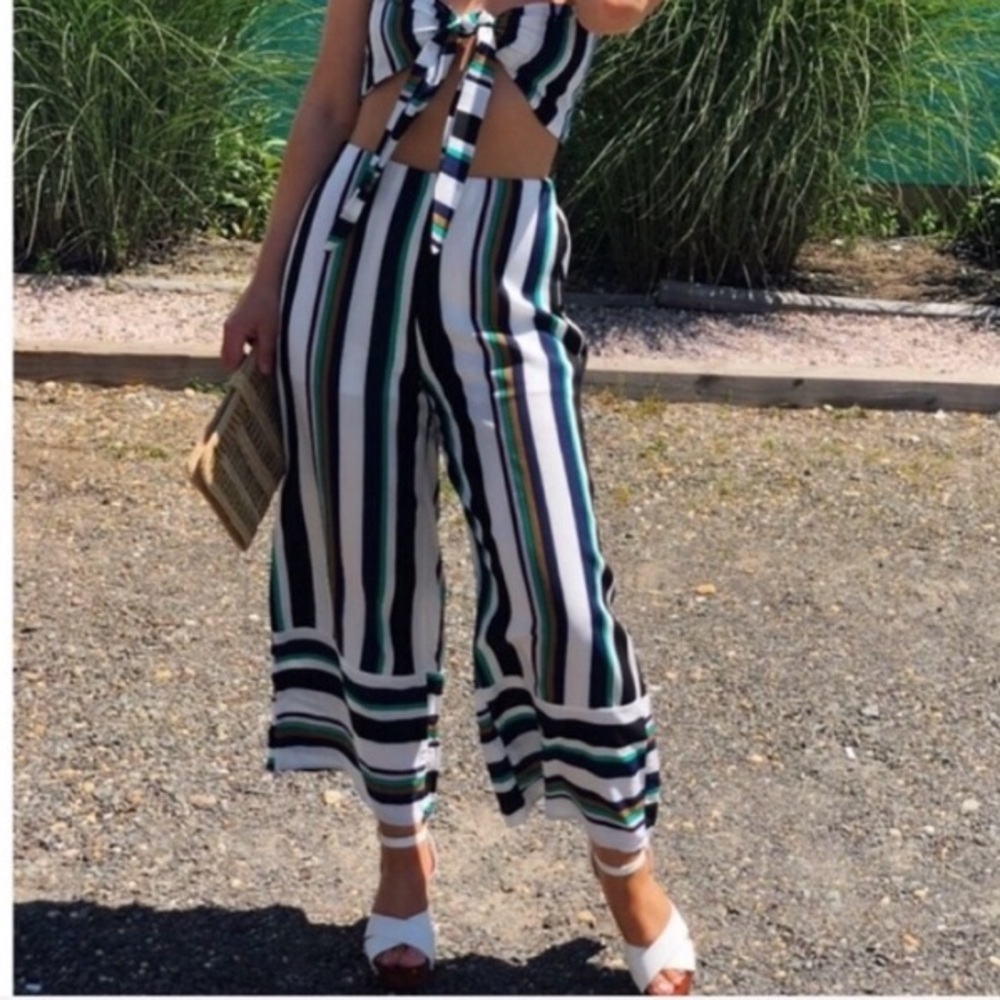 Striped Cropped Pant ONLY
